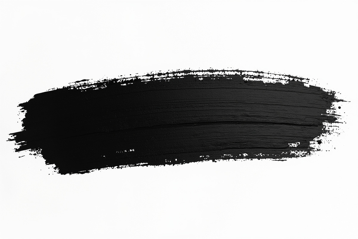 Black Brush Stroke Bundle, an Illustration by Gaye Art (Photo 6 of 21)
