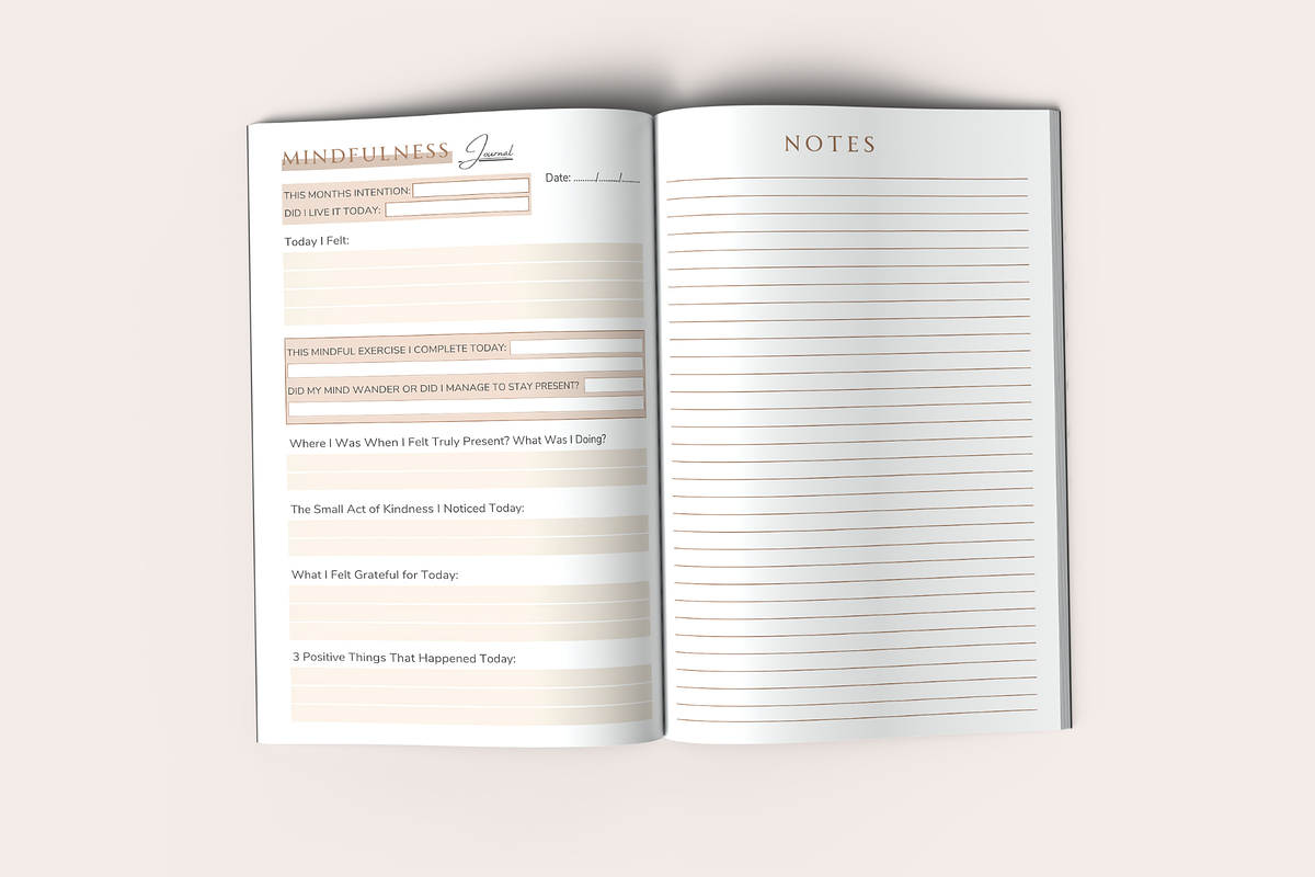 Mindfulness Journal | KDP Interior, a Templates & Theme by KDPISH (Photo 3 of 4)