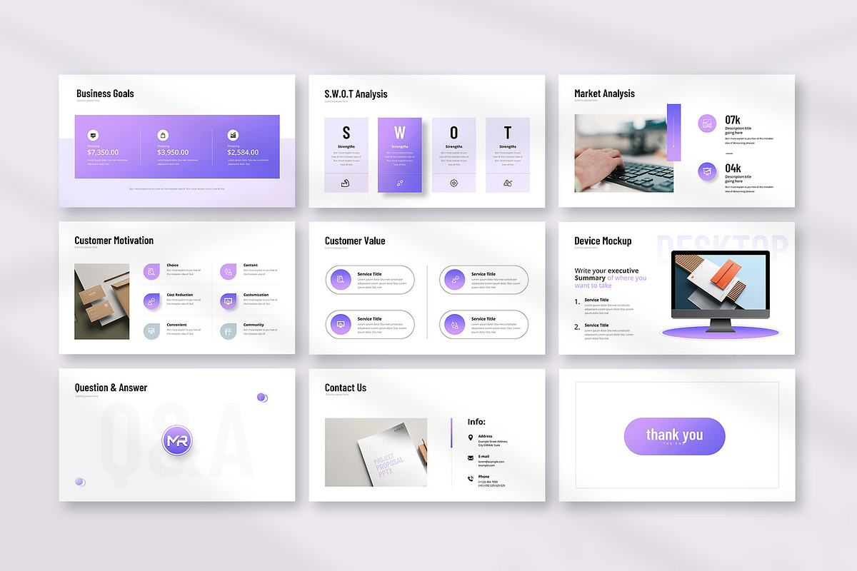 Business Proposal Presentation, a Presentation Template by KreateTribe (Photo 2 of 6)