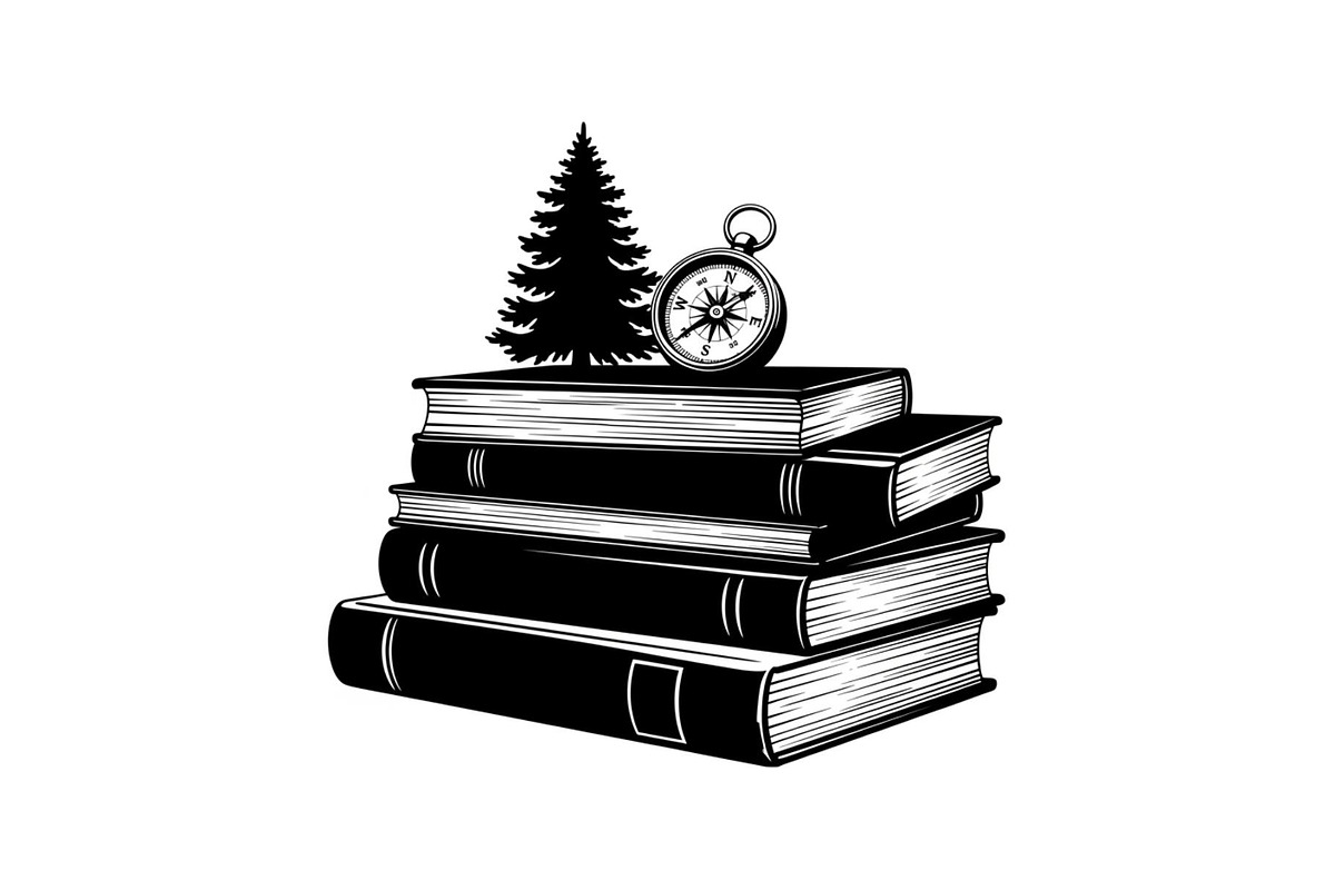 Vintage Book Stack Adventure Bundle, an Illustration by Designs_River (Photo 21 of 31)