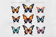 21 Butterfly Clipart Design Digital, an Illustration by Wilin Digital (Thumbnail 2 of 2)