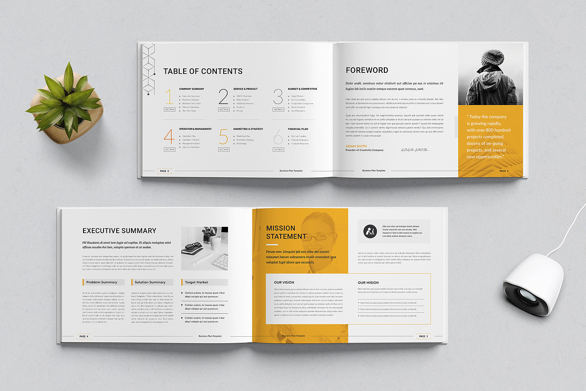 A4 Landscape - Company Brochure, a Brochure Template by Creativity-Design