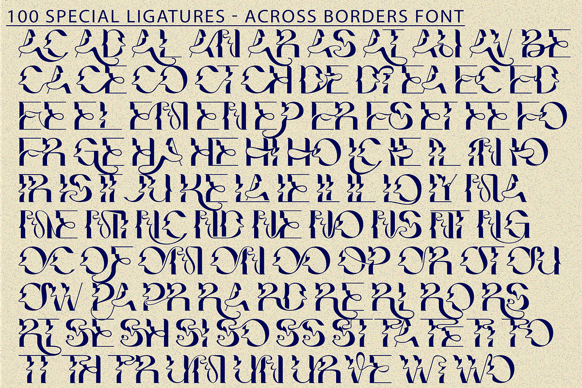 ACROSS BORDERS - UNIQUE SERIF FONT, a Serif Font by 177Studio