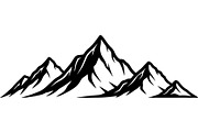 Mountain Range Silhouette, an Object Graphic by Designer_Momina (Thumbnail 15 of 20)