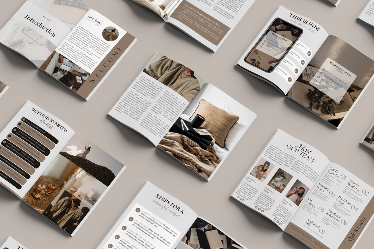 Canva E-course Ebook Template, a Magazine Template by Alloura Template Studio (Photo 3 of 7)