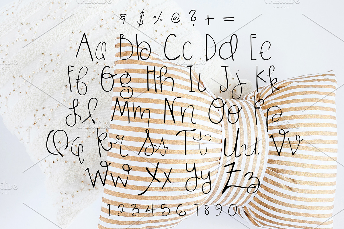 GWENA Hand Lettered Font preview 3