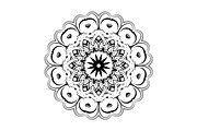 Black and White Mandala Patterns Set, a Decorative Illustration by NJ Himel (Thumbnail 86 of 101)