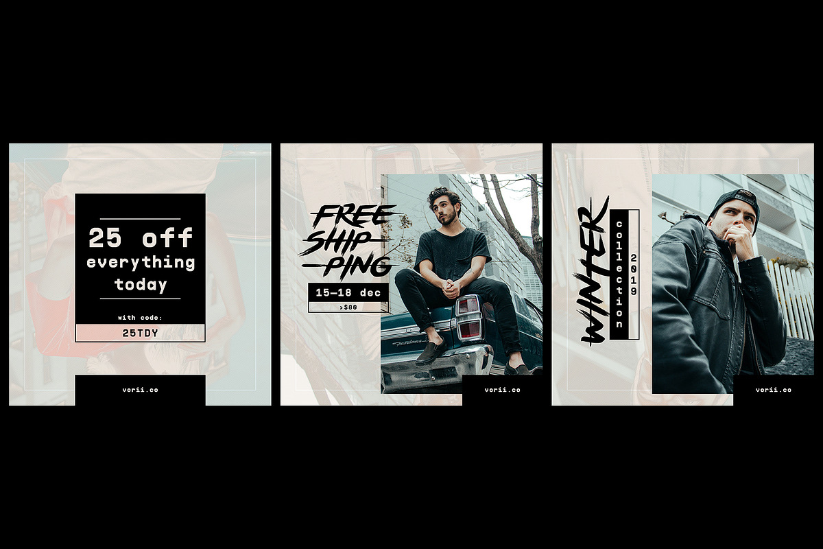 Street Fashion - Instagram Set, a Social Media Template by Mariux (Photo 6 of 7)