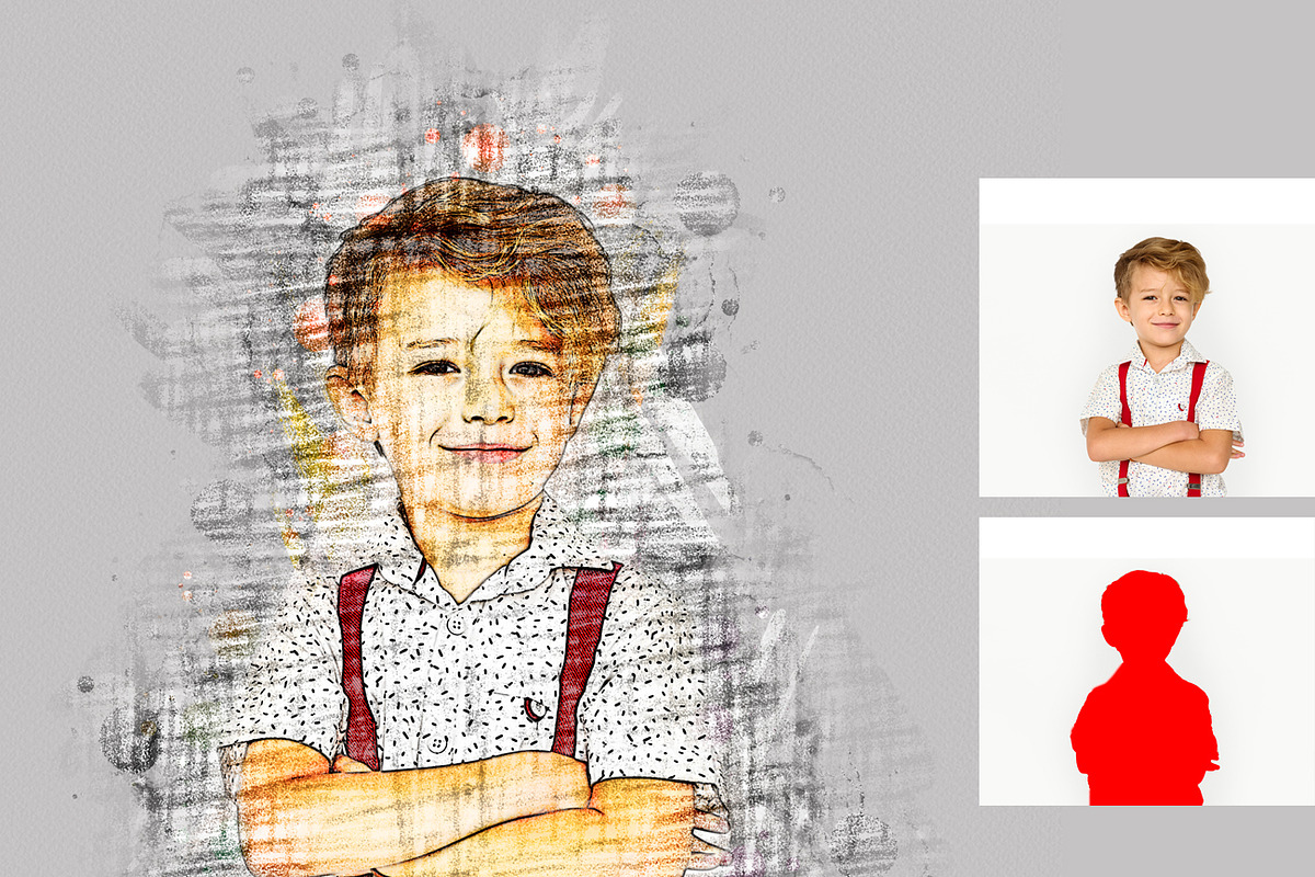 Pro Sketch Book Photoshop Action, an Action Add-On by MRI STUDIO (Photo 8 of 13)