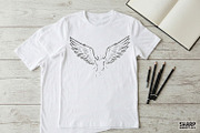 Angel Wings PNG, Minimalist Line, an Illustration by SharpMarketplace (Thumbnail 3 of 4)