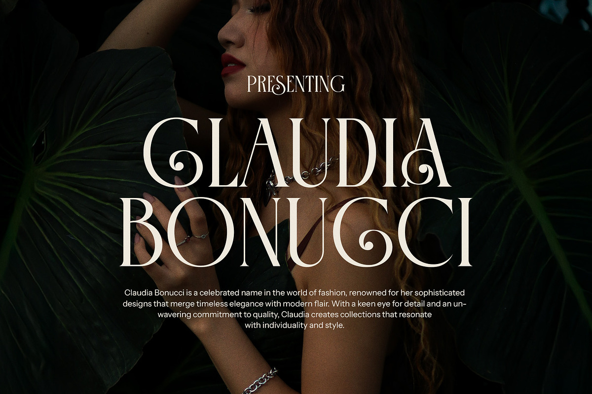 The Chrisera Stylish Serif Font, a Serif Font by Perfectype (Photo 4 of 8)