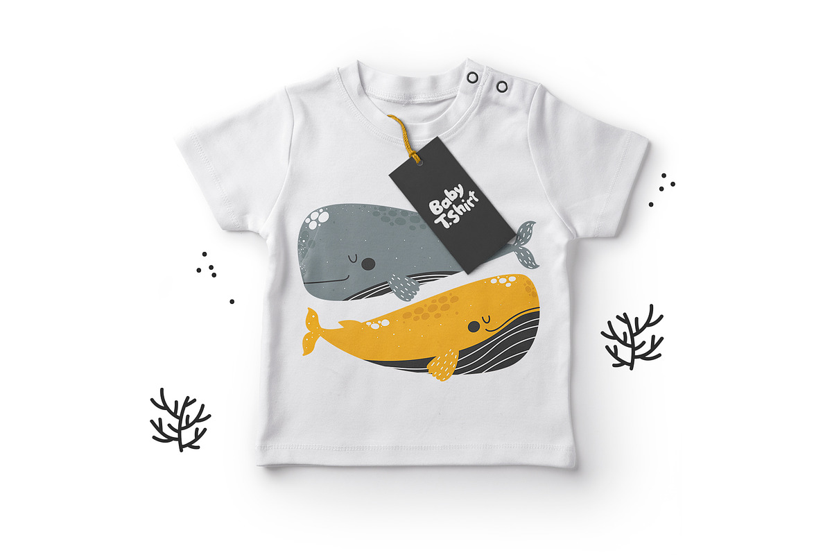 Whales - Cute Character, an Animal Illustration by Sumacj (Photo 3 of 8)