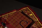 Burgundy Gothic Halloween Patterns, a Pattern Graphic by Oksana Dovhopol Art (Thumbnail 5 of 9)