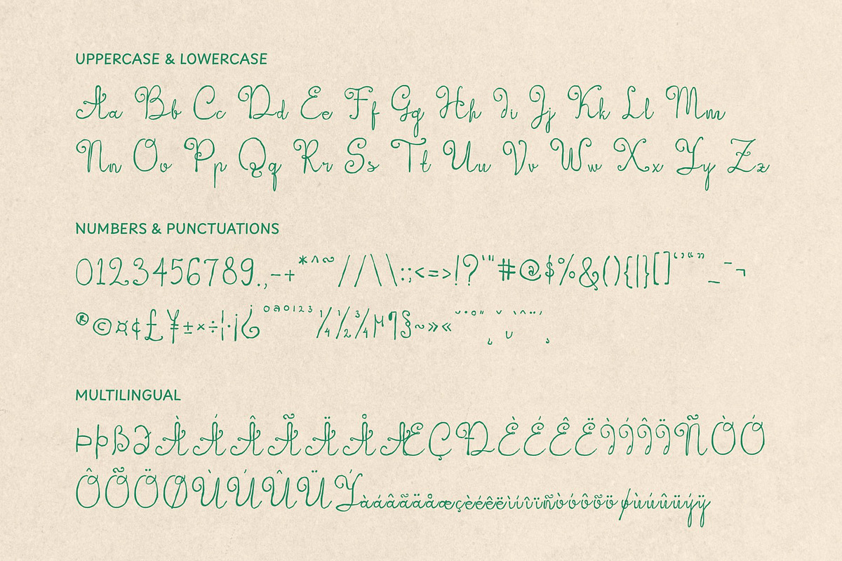 CS Kiesa, a Script Font by Craft Supply Co. (Photo 8 of 8)