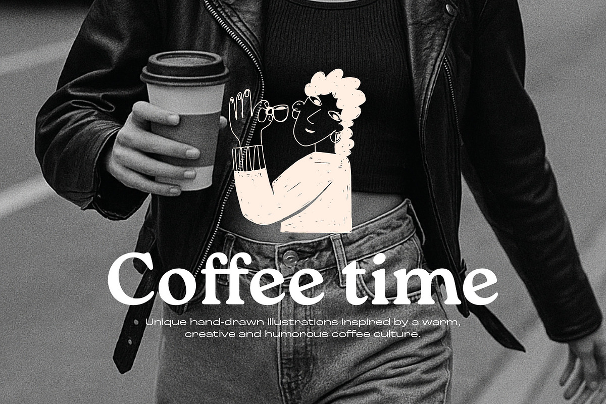 Coffee Time vector Illustrations, a Food Illustration by dicreate (Photo 4 of 14)