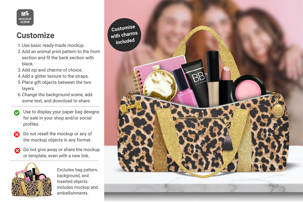 Sports Bag Builder Canva Mockup, a Packaging Mockup by Mockup Scene (Photo 9 of 10)