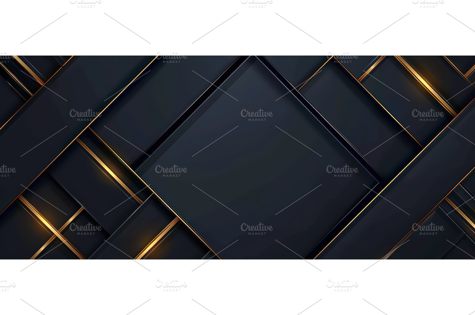 Dark Geometric Background with Gold, an Abstract Photo by piter.goskov