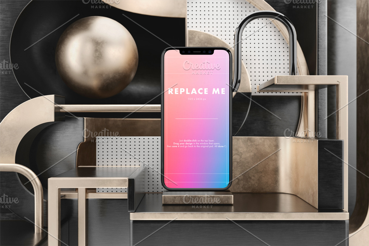 iPhone X Creative Mockups Set, an iPhone Mockup by As Good As Possible (Photo 11 of 16)