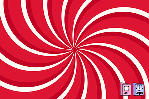Flat Red Swirl Background, a Texture Graphic by MISS CHATZ