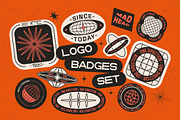 Editable Logo Badge Builder Set, a Poster Template by softulka (Thumbnail 1 of 9)