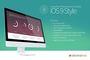 iOS 9 Style PowerPoint Template