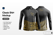 Classic Shirt Mockup, an Apparel Mockup by SLAB! Design (Thumbnail 1 of 2)