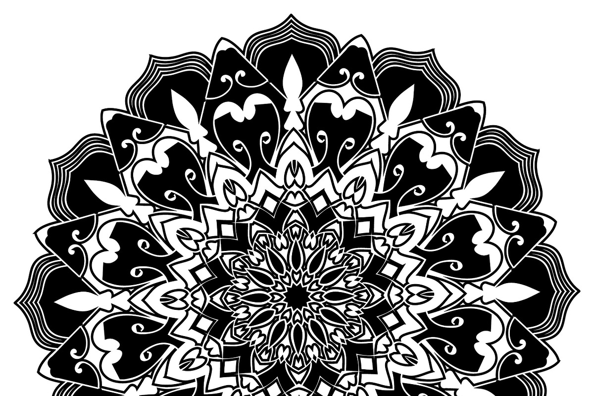 27 mandala vector backgrounds design, a Pattern Graphic by NJ Himel (Photo 3 of 28)