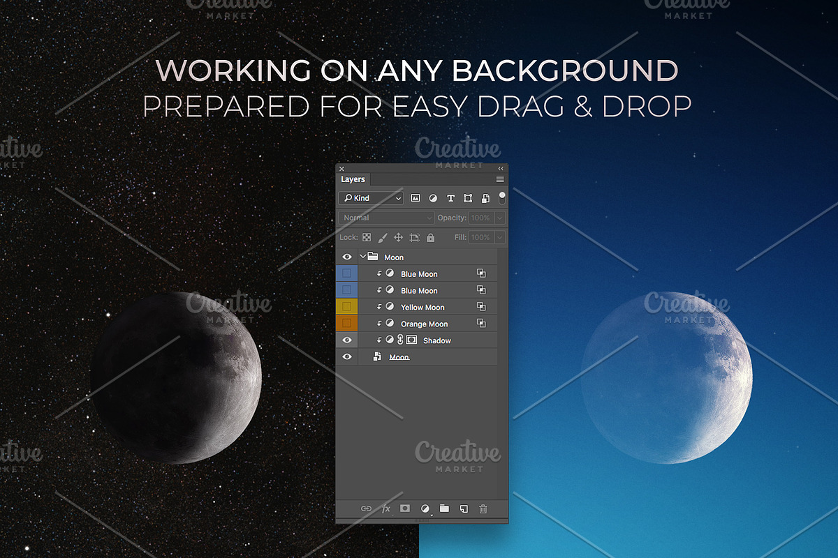 Moon Cycle for Image Editing, an Object Graphic by FEINGOLD (Photo 4 of 12)
