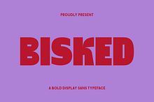 Bisked Font