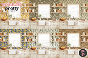 Cottagecore Wallpaper Mockup PSD, a Product Mockup by Printable Pretty Studio (Thumbnail 2 of 9)