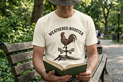 Weathered rooster illustration, an Object Illustration by Vectorlina (Thumbnail 2 of 4)