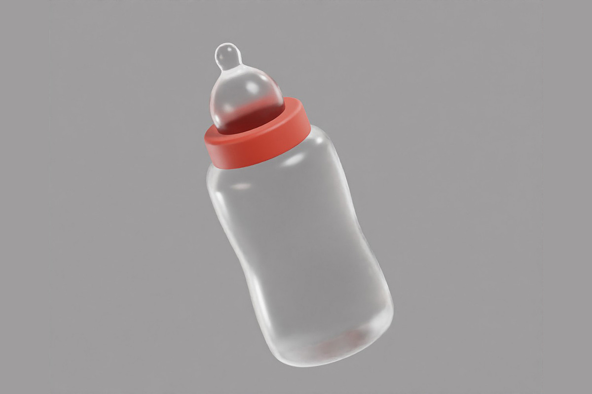 Pacifier bottle, an Object 3D Model by fahad121 (Photo 4 of 8)