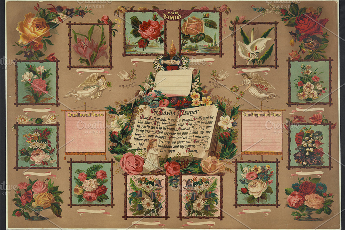 Antique Family Records - Blank, an Illustration by Blue Line Design (Photo 7 of 10)