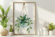 Hanging Plants Illustrations Png, a Decorative Illustration by Paper Artsthetics (Thumbnail 4 of 6)