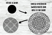 100 Mandalas Seamless Patterns, a Pattern Graphic by Elinorka (Thumbnail 8 of 23)
