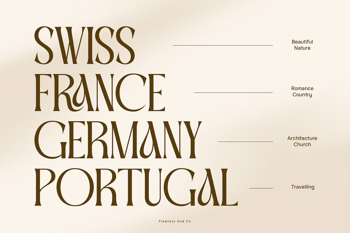 Biora - Elegant Serif Display Font, a Serif Font by Flawless And Co (Photo 2 of 10)