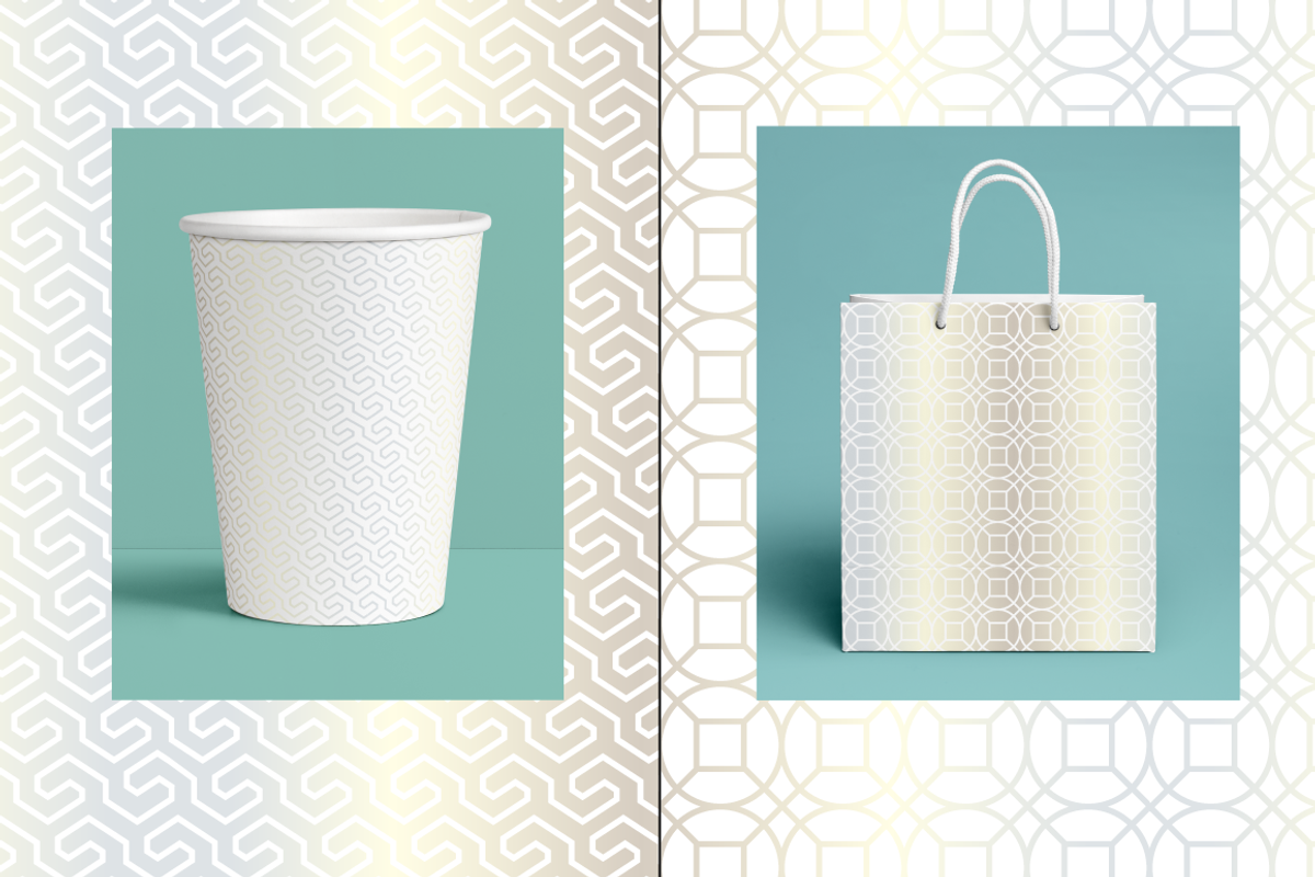 Seamless Silver Mod Geometrics preview 2