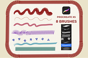 Embroidery for PROCREATE X5, a Brushes & More by Graphics Resources (Thumbnail 2 of 2)