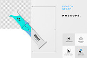 iWatch Rubber Strap Mockups, a Product Mockup by GfxFoundry (Thumbnail 3 of 6)