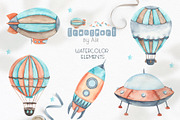 Watercolor Transport by air, an Object Graphic by Ana-Sakuta (Thumbnail 14 of 17)