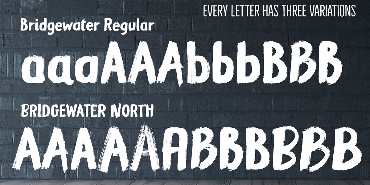 Bridgewater, a Handwritten Font by GRIN3 (Nowak) (Photo 4 of 7)