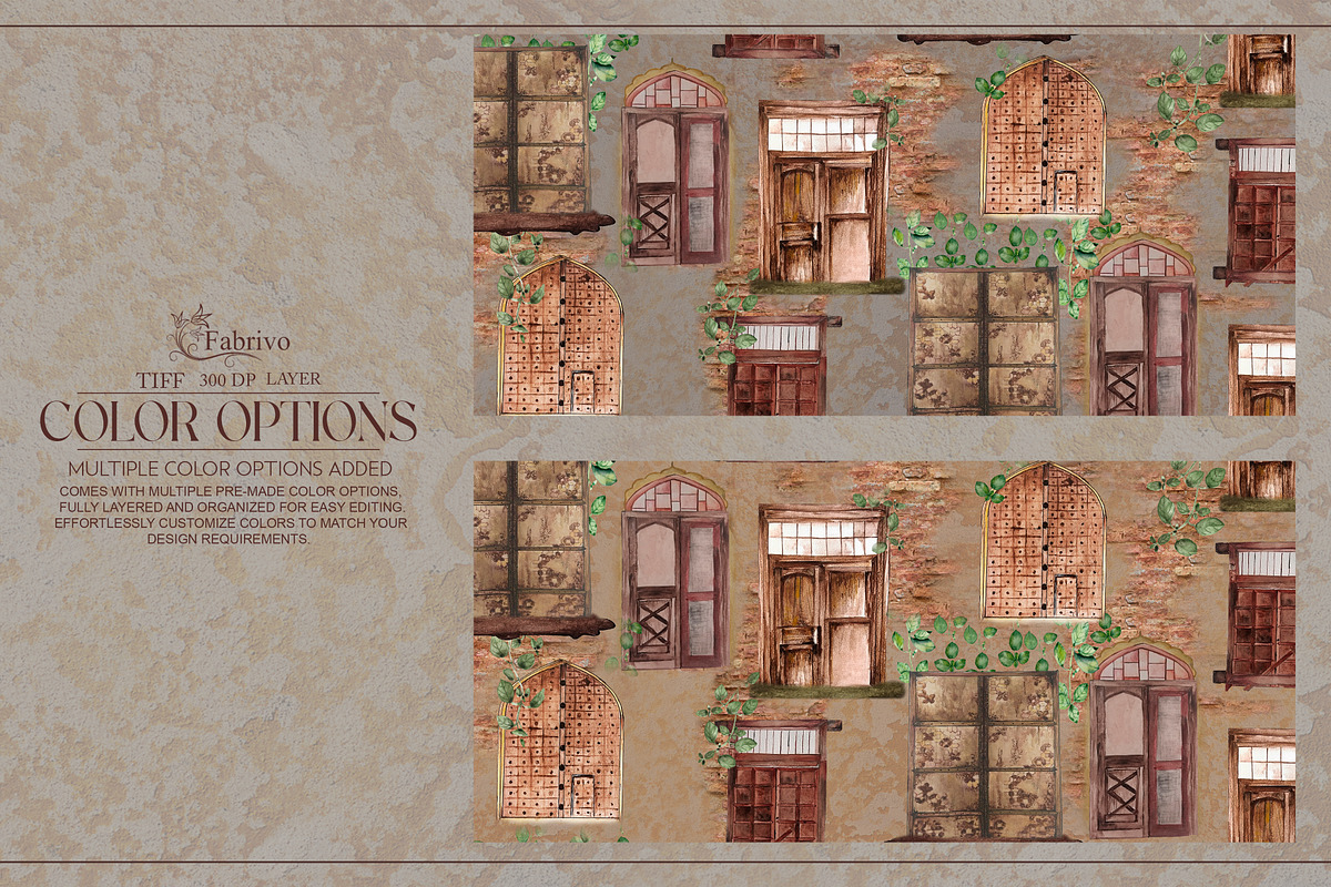 DAEWAZAY-E- MUGHAL SEAMLESS PATTERN., a Pattern Graphic by Fabrivo (Photo 9 of 11)
