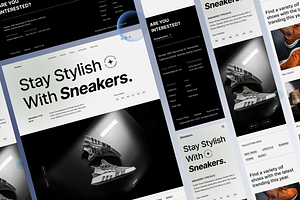 Shoes Shop Landing Page