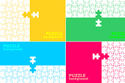 Puzzle pieces background, a Background Graphic by Volyk (Thumbnail 1 of 5)