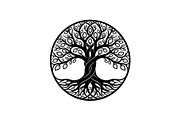 Sacred Tree of Life Vector Bundle, an Illustration by Designs_River (Thumbnail 19 of 51)