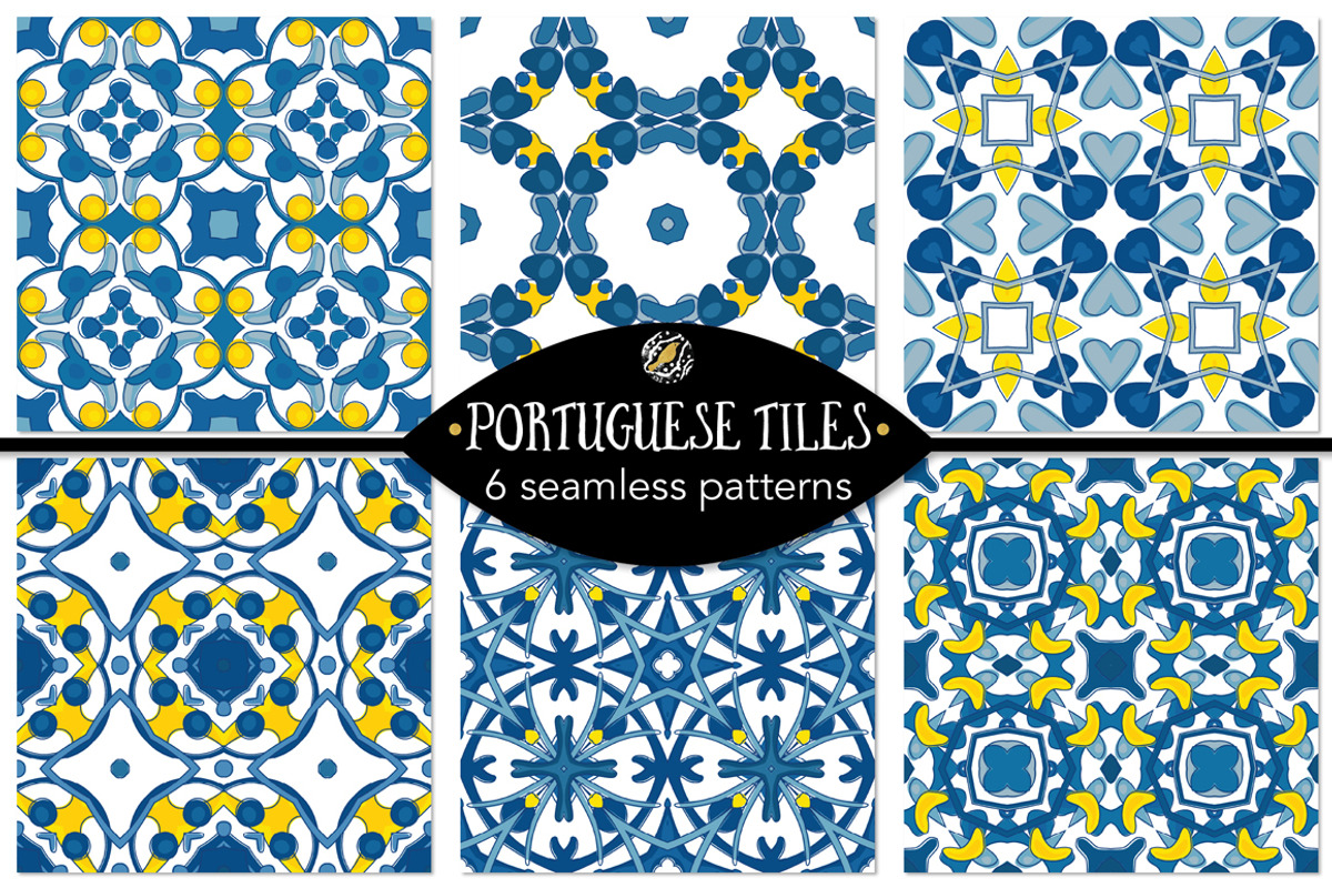 Set 96 - 6 Seamless Patterns, a Pattern Graphic by Little Bird (Photo 1 of 7)