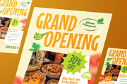 Restaurant Grand Opening Flyer Set, a Flyer Template by Annora Studio (Thumbnail 6 of 6)