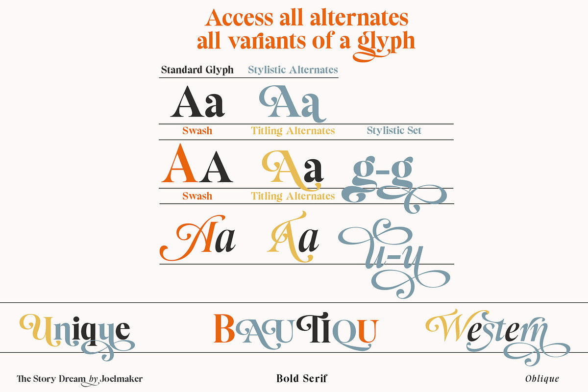 The Story Dream, a Serif Font by joelmaker (Photo 14 of 18)