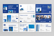 Blue Architecture Company PPT, a Presentation Template by graphicook (Thumbnail 2 of 4)