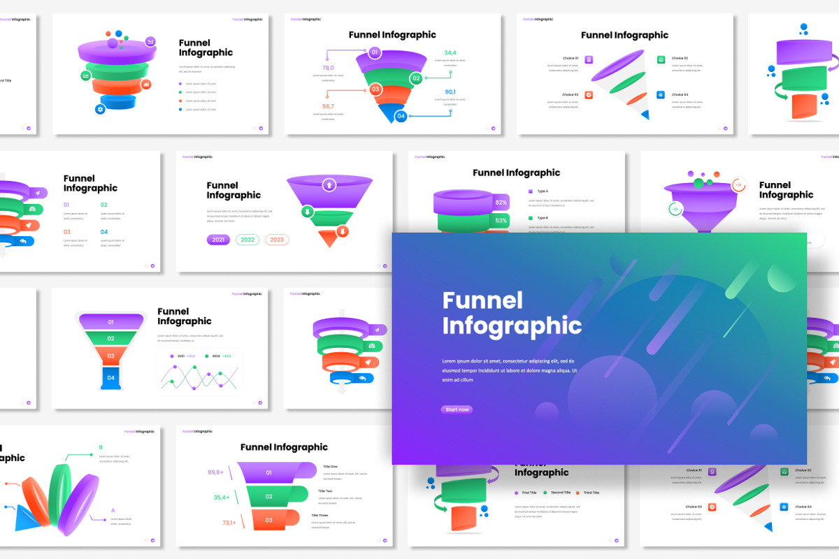 Funnel Infographic Powerpoint, a Presentation Template by Antstheme